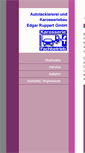 Mobile Screenshot of karobau-ruppert.de